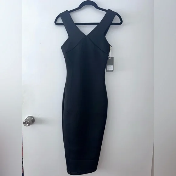 Fresh soul black midi dress - Picture 1 of 2